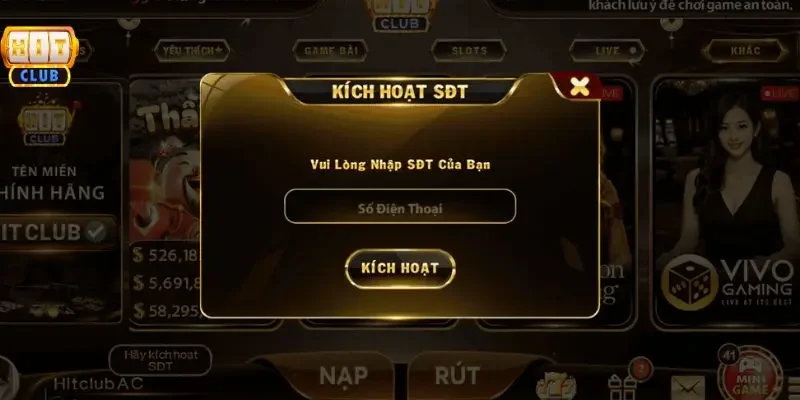 3 Bước Kích Hoạt OTP Hitclub Bảo Vệ Tài Khoản Cấp Tốc